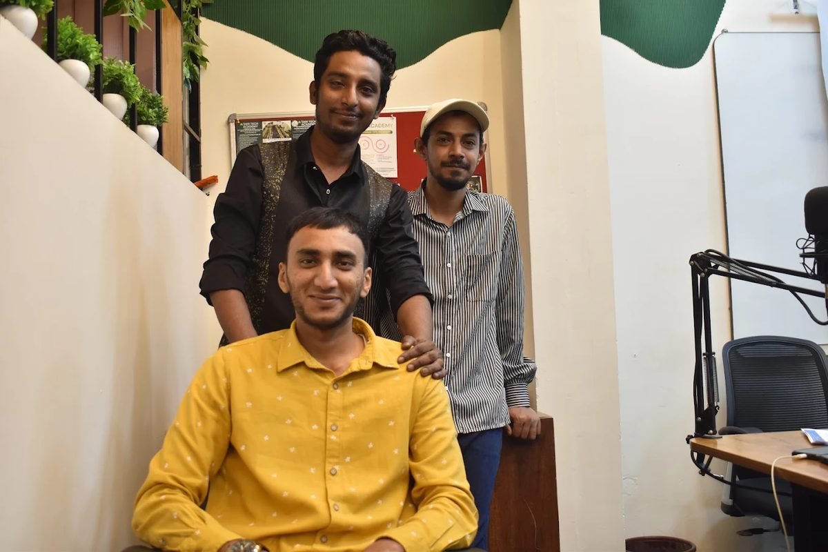 The Digital Mega Factory team in the studio